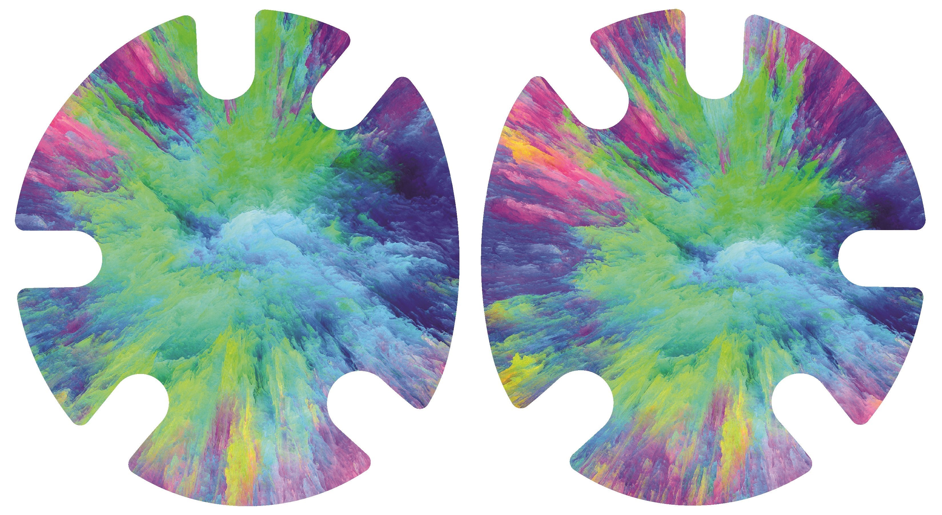 Color Run Bleed:  Wrestling Headgear Decals, Wraps by 4Time All American