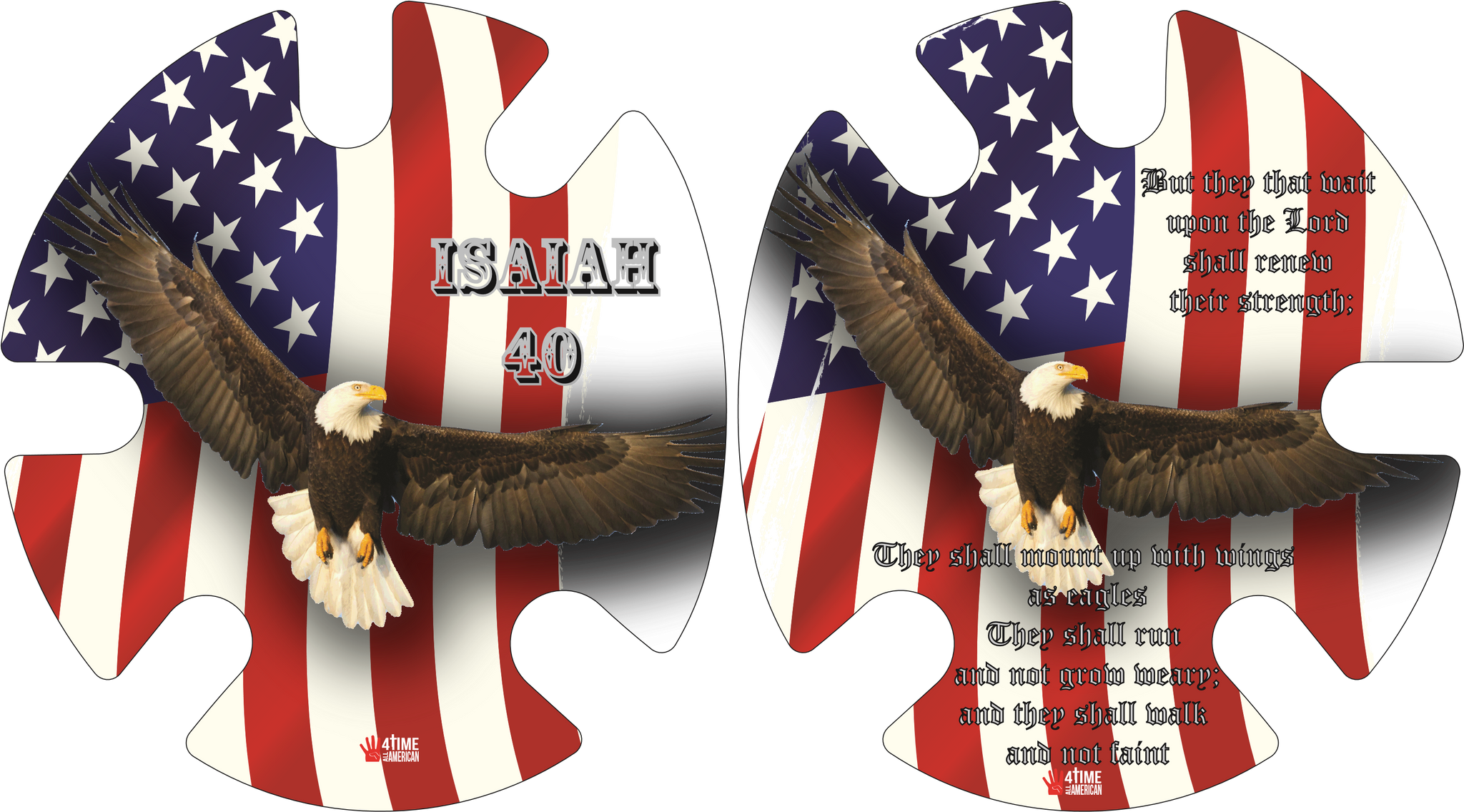 Isaiah 40:  Wrestling Headgear Decals, Wraps by 4Time All American