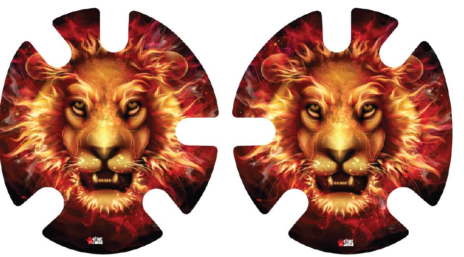 Fire Lion: Wrestling Headgear Decals, Wraps by 4Time All American...