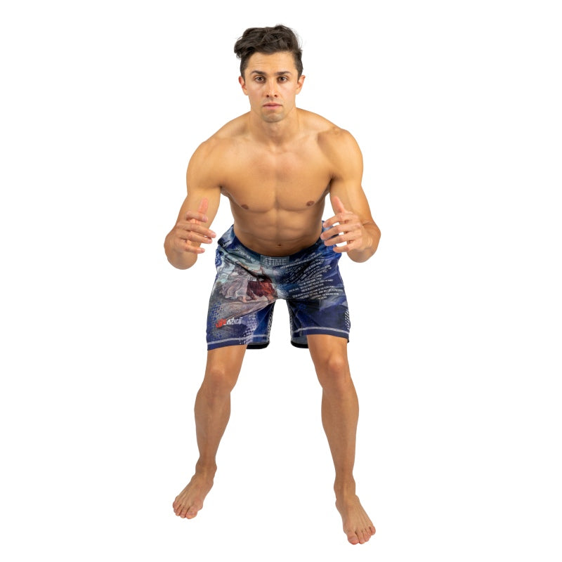 Jacob Wrestling God Shorts, CrossFit, MMA, Wrestling, Kickboxing, Boxing Shorts