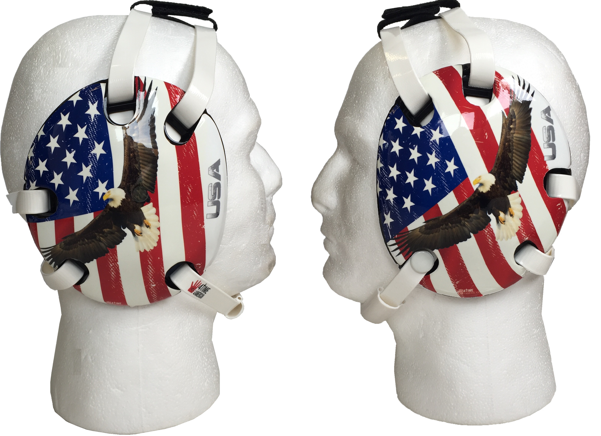 Eagle and USA Flag Wrestling Headgear